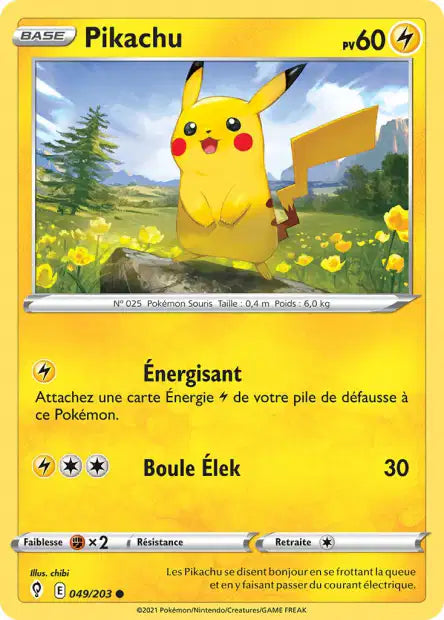 Pikachu  -Evolution Céleste - 049/203