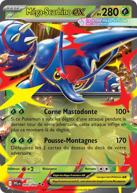 Mega Scarhino Ex - Flammes Fantasmagoriques -004/94