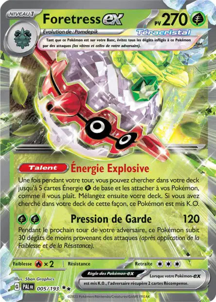 Foretress Ex - Evolution à Paldea - 005/193