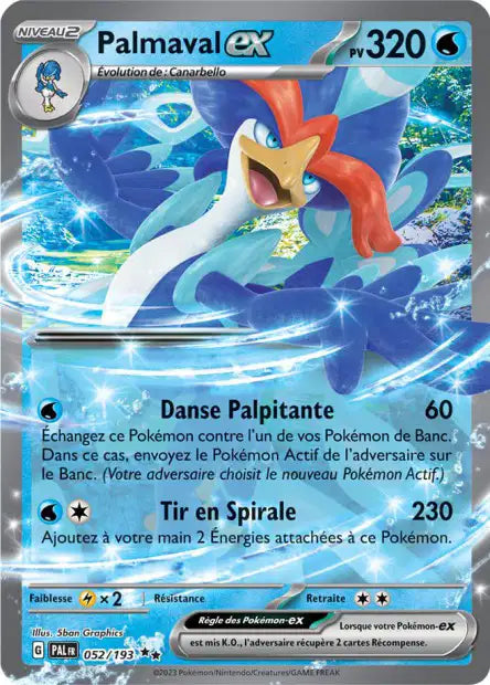 Palmaval Ex -Evolution à Paldea - 052/193