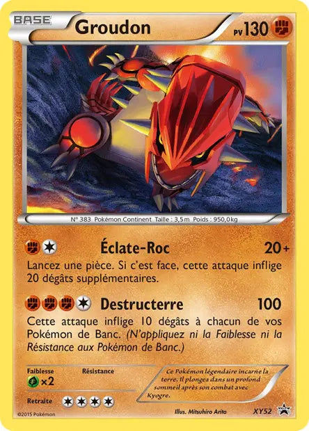 Groudon Holo  - Promo  - XY52