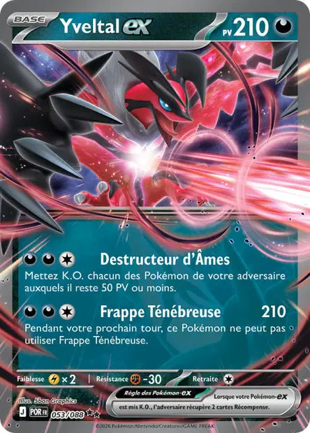 Yveltal Ex - Equilibre Parfait - 053/088