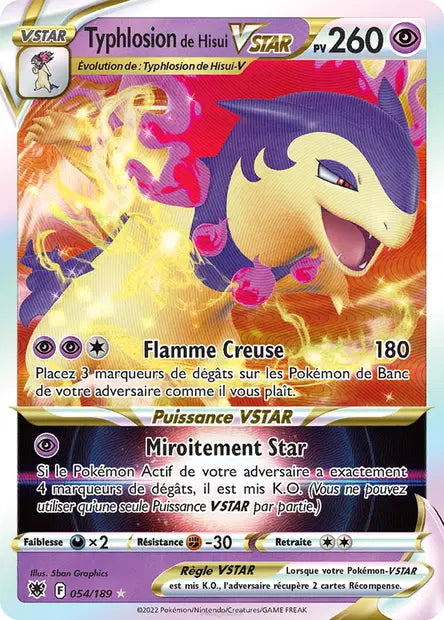 Typhlosion Vstar - Astres Radieux - 054/189