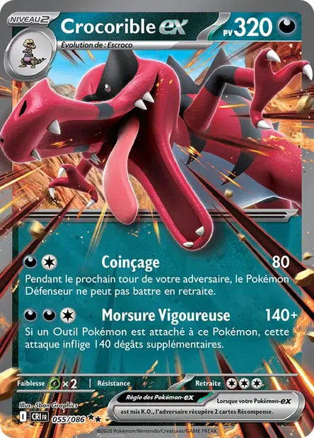 Crocorible Ex - Chaos Ascendant -055/086