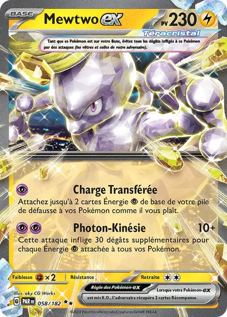 Mewtwo Ex - Faille Paradoxe - 058/182
