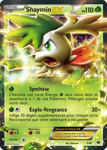 Shaymin Ex - Destinées Futures - 5/99