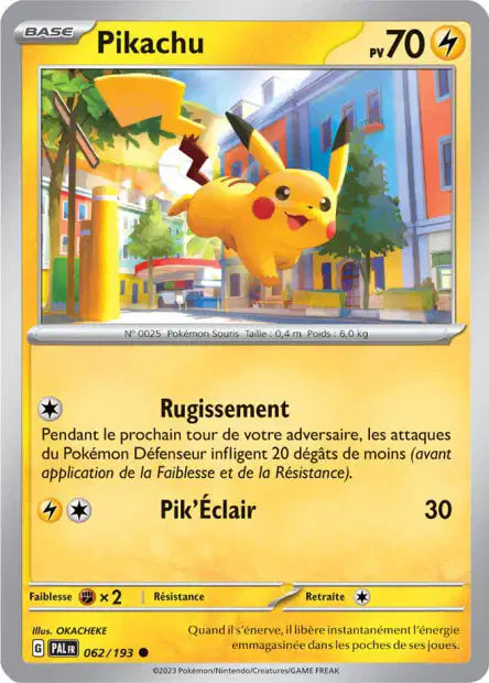 Pikachu - Evolution à Paldéa - 062/193