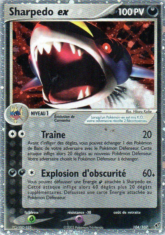 Sharpedo ex - Bloc Ex Deoxys - 104/107