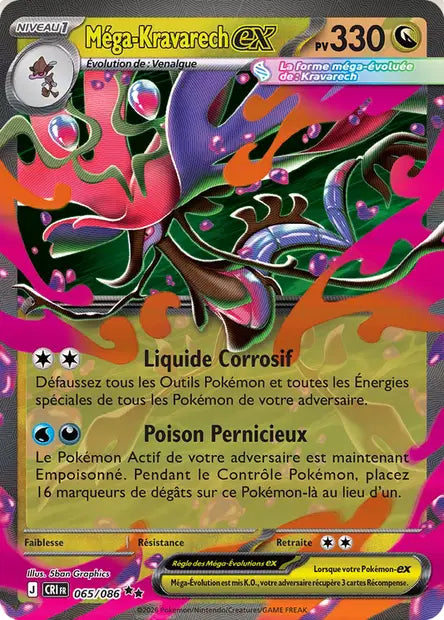Mega Kravarech Ex - Chaos Ascendant -065/086