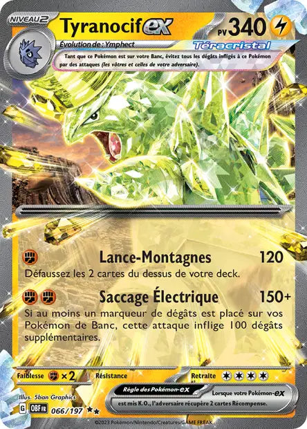 Tyranocif Ex -Flammes Obsidiennes - 066/197