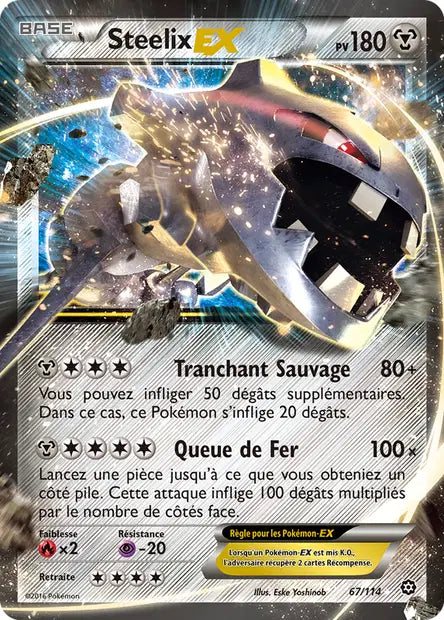 Steelix Ex - XY Offensive vapeur - 67/114