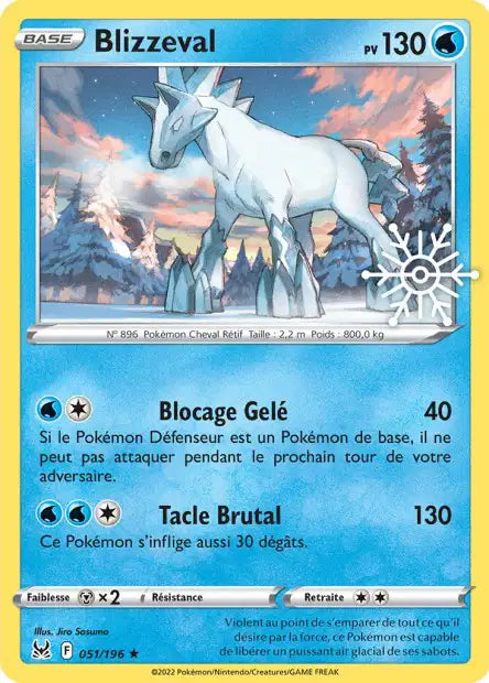 Blizzeval holo - Promo Calendrier de l avent - 051/196
