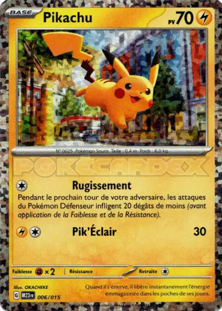 Pikachu holo - Mac Donald 2023- 006/015