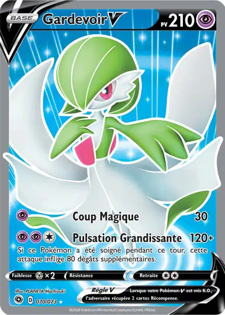 Gardevoir V Full art - La voie du maître.- 070/073