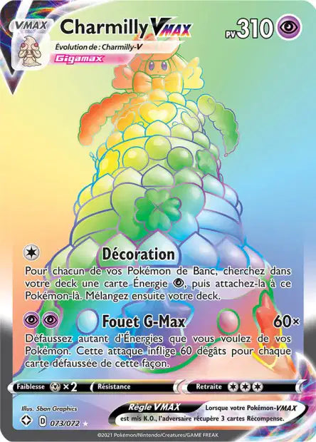 Charmilly Vmax Rainbow -  Destinées Radieuses - 073/072