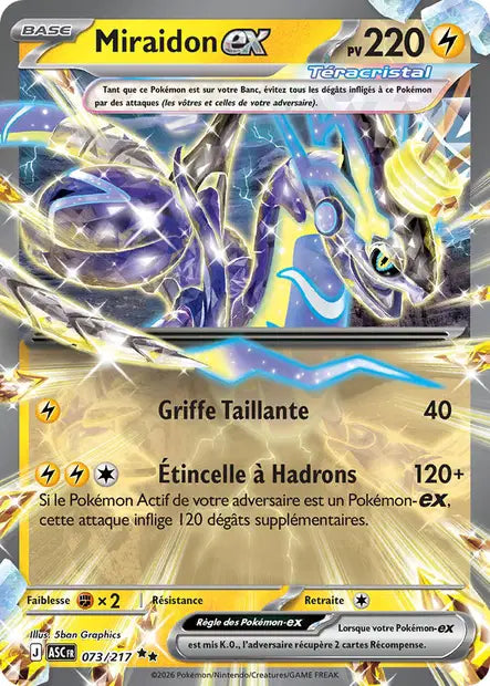 Miraidon Ex - Héros Transcendants  - 073/217