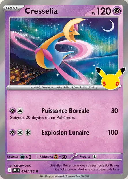 Cresselia- 30e Anniversaire -074/128