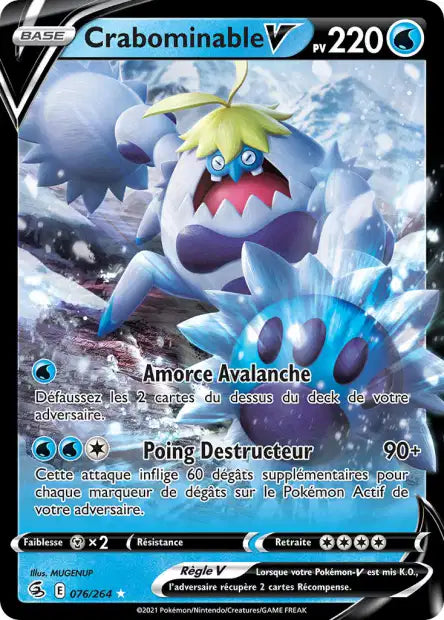 Crabominable V - Poing de fusion - 076/264