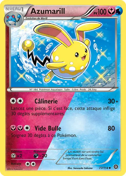 Azumarill - XY Offensive vapeur - 77/114