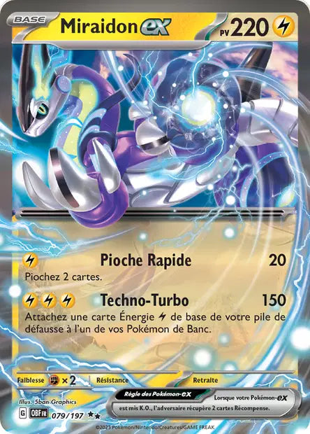 Miraidon Ex -Flammes Obsidiennes - 079/197