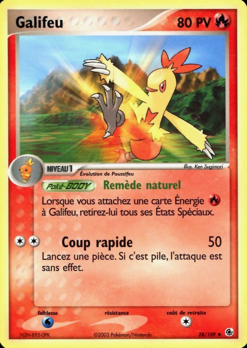 Galifeu Reverse - Bloc Ex Rubis Saphir - 28/109