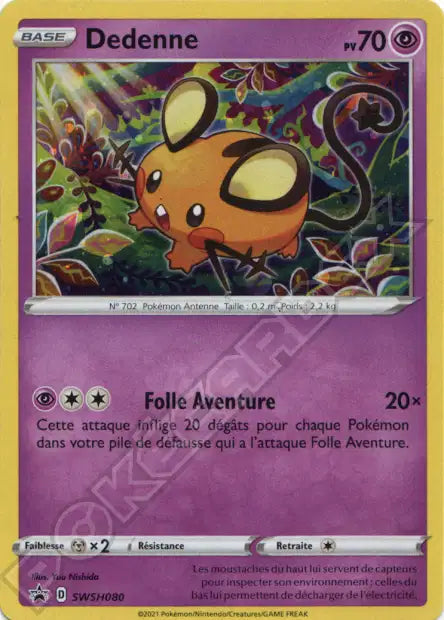 Dedenne holo - Promo - SWSWH080