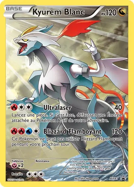 Kyurem Blanc Semi Full art - Promo  - XY81