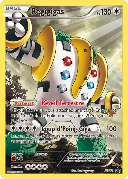 Regigigas Semi Full art - Promo  - XY82