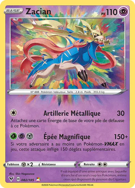 Zacian Amazing - Voltage Eclatant - 082/185