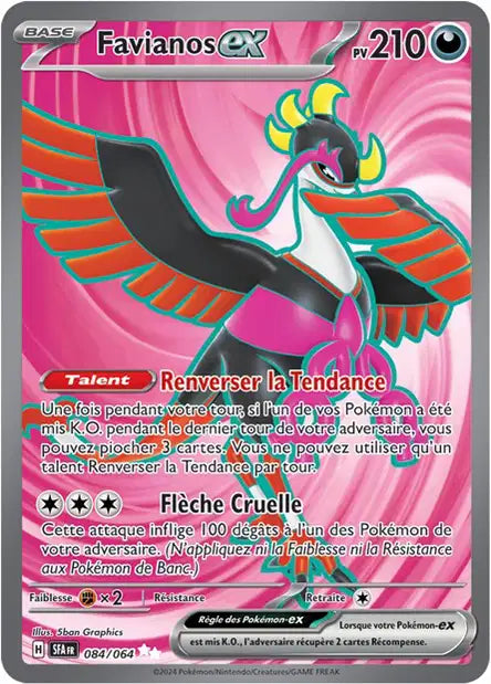 Favianos Ex Full art - Fable Nébuleuse - 084/065