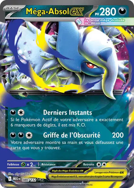Mega Absol Ex  -Méga Evolution  - 86/132