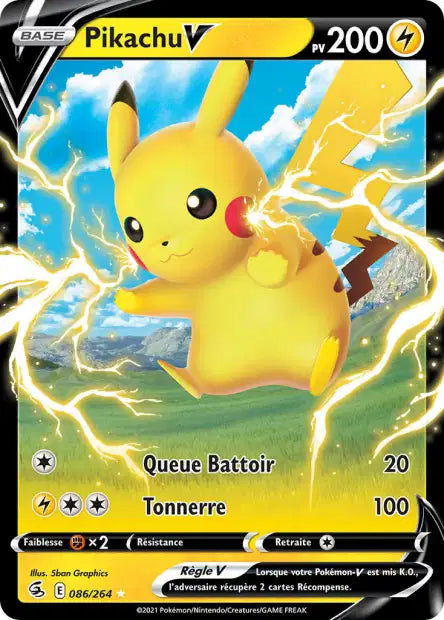 Pikachu V - Poing de fusion - 086/264