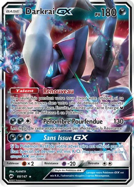 Darkrai GX - Ombres Ardentes - 88/147