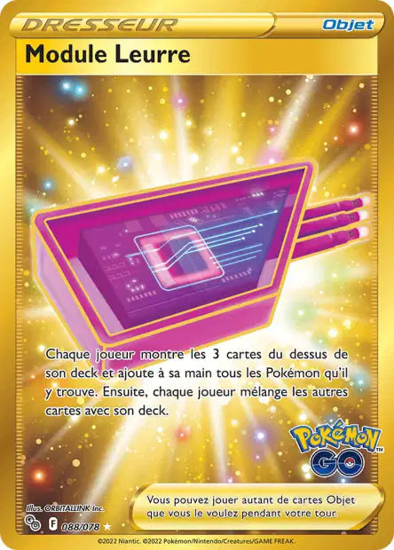Module Leurre Gold - Pokemon Go  - 088/078
