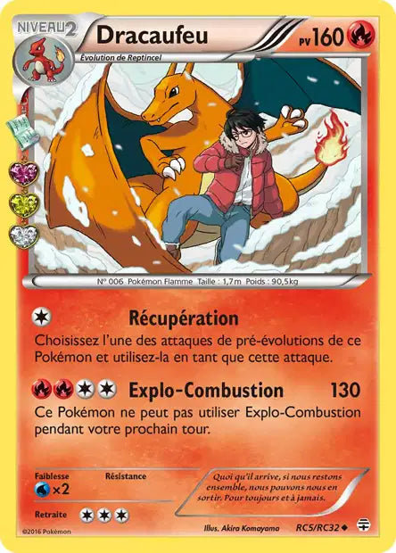 Dracaufeu holo - Génération- RC5/RC32