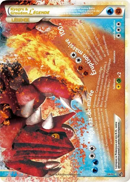 Kyogre & Groudon Légende  - Indomptable - 88/90