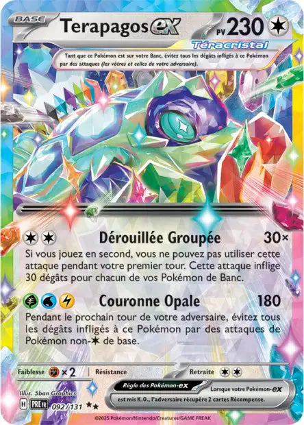 Terrapagos Ex -Evolutions Prismatiques - 092/131