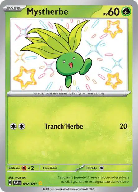 Mystherbe shiny- Destinées de Paldea - 092/091