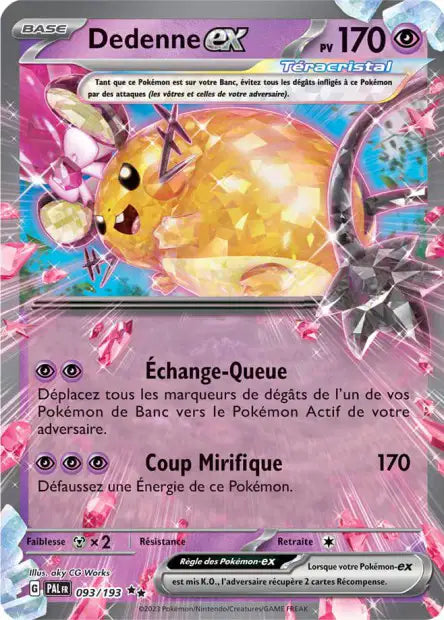 Dedenne Ex -Evolution à Paldea - 093/193