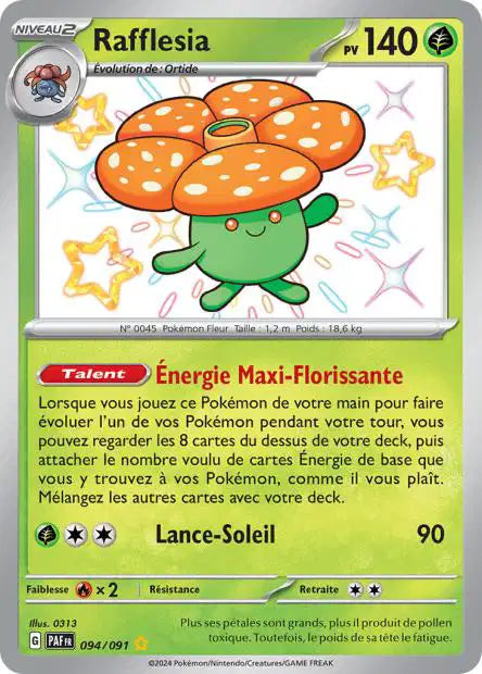 Rafflesia shiny- Destinées de Paldea - 094/091