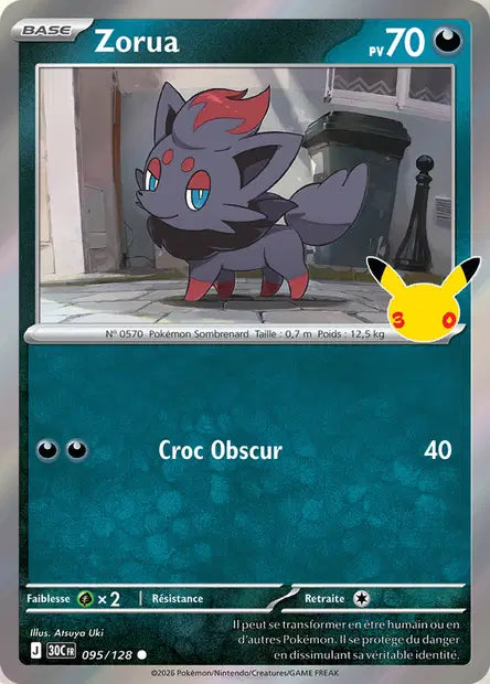 Zorua - 30e Anniversaire -095/128