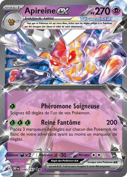 Apireine Ex -Flammes Obsidiennes - 096/197