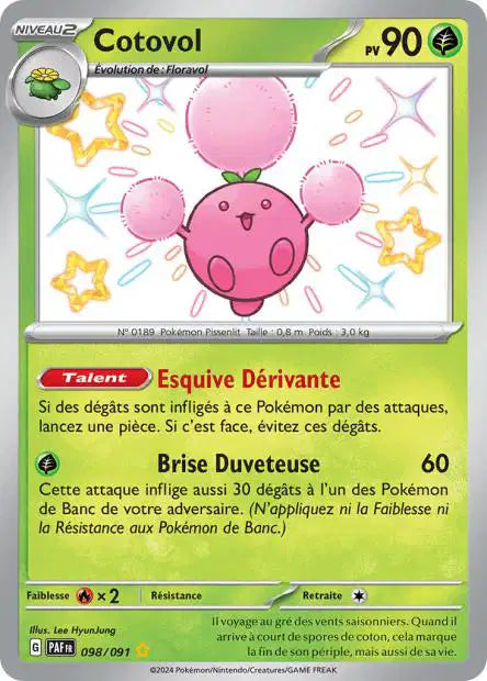 Cotovol Shiny- Destinées de Paldea - 098/091