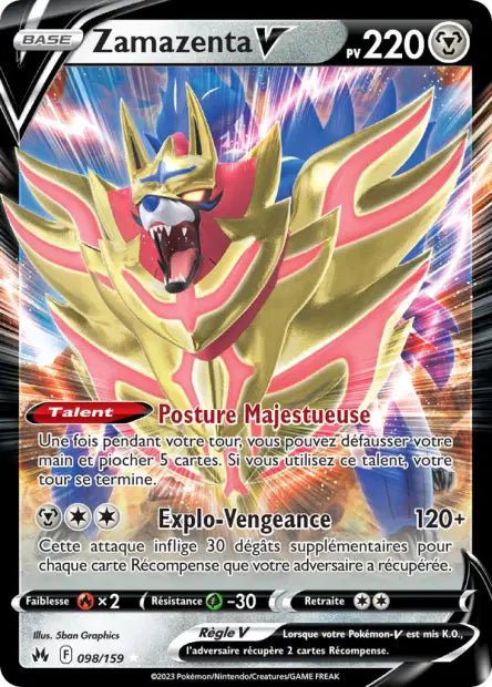 Zamazenta V - Zenith suprême - 98/159