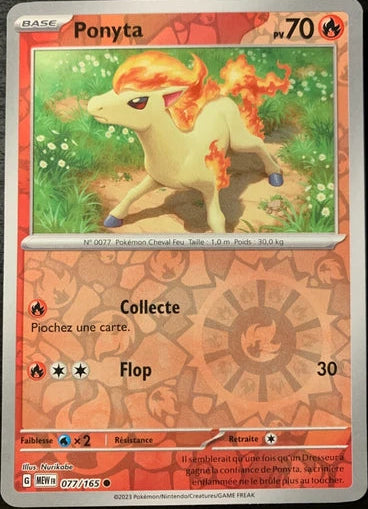 Ponyta Reverse - 151 - 077/165