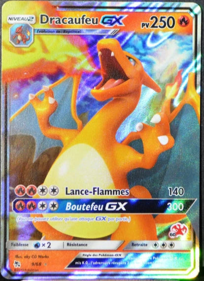 Dracaufeu GX (stamp Deck)-  Destinée Occulte -9/68