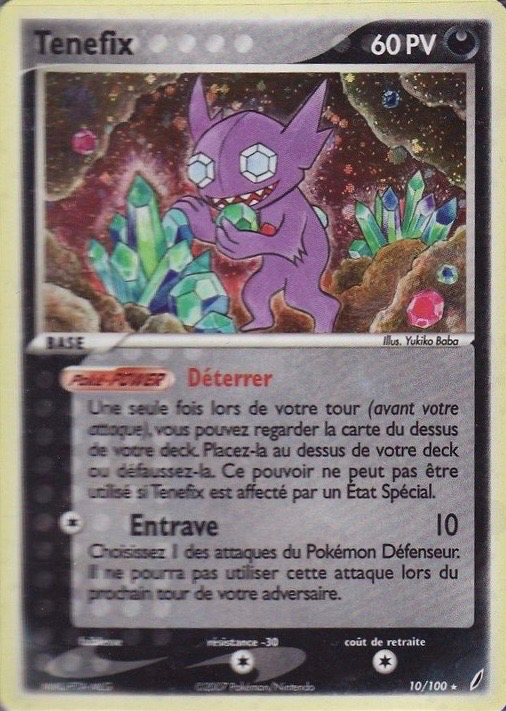 Tenefix Holo -Bloc Ex Gardiens de Cristal - 10/100