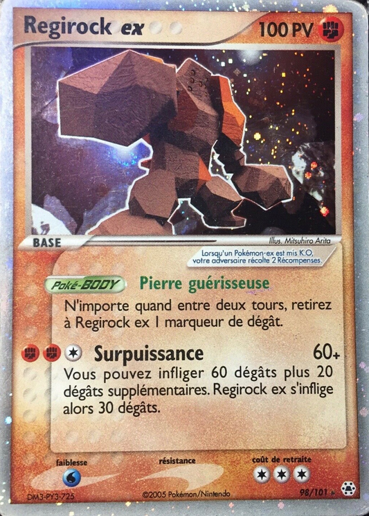 Regirock ex - Bloc Ex Legendes Oubliées - 98/101