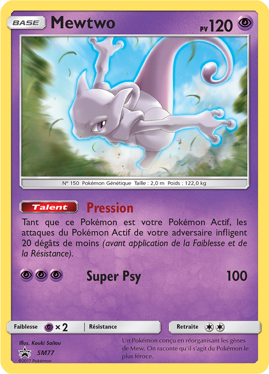 Mewtwo Holo - Promo - SM77