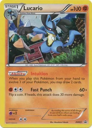 Lucario holo - Promo  - BW85